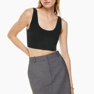 Babaton Black Crop Top